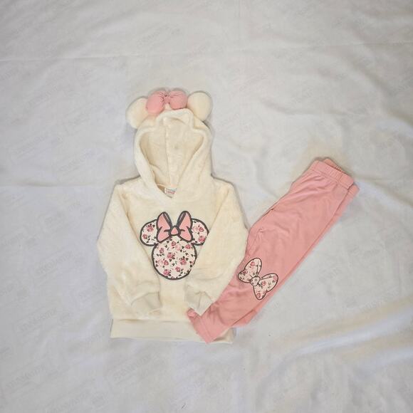 Disney Baby Other - Disney Baby Faux Fur Pullover And Matching Pants. Size 24mo